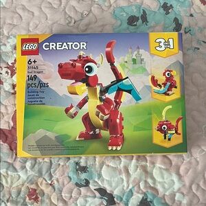 LEGO Creator Red and Yellow Dragon Set